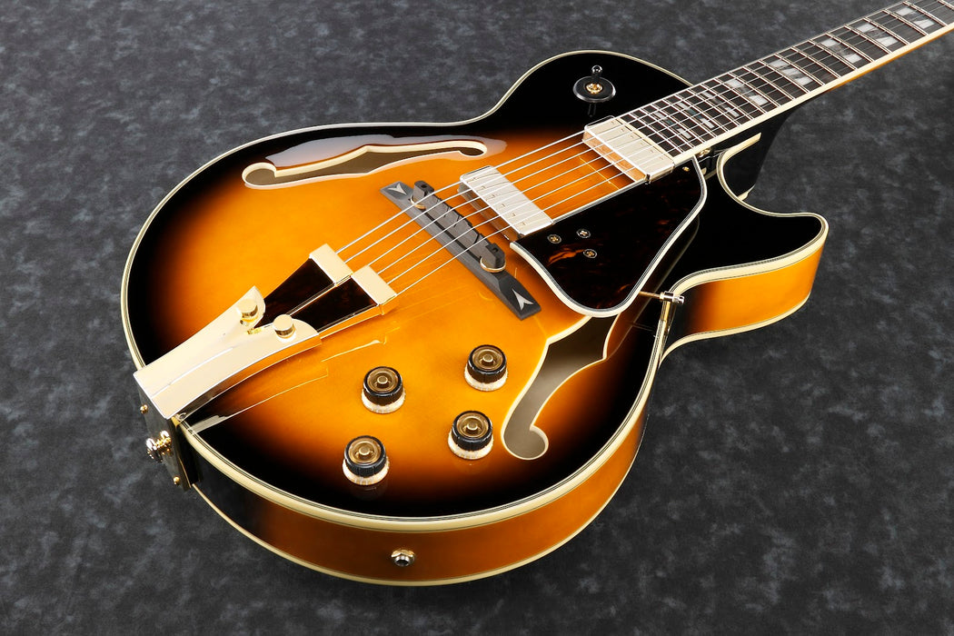 Ibanez GB10SEBS - George Benson Signature  6-String Electric Guitar w/Case - Brown Sunburst