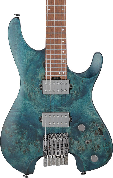 Ibanez Q52PBCOL Q Standard Headless w/gig bag - Cosmic Blue Low Gloss