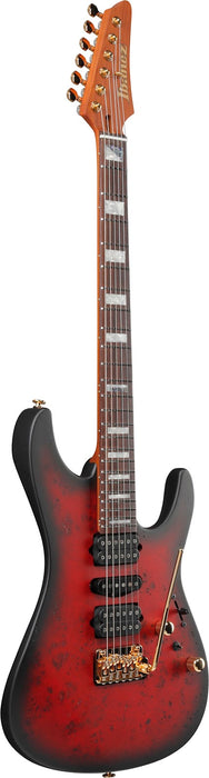 Ibanez KIKO100TRR - Kiko Loureiro Signature 6-String Electric Guitar w/Case - Transparent Ruby Red