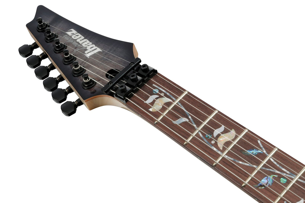 Ibanez RG8870BRE - RG j.custom Axe Desing Lab 6-String Electric Guitar w/Case - Black Rutile
