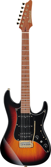 Ibanez AZ2204AGTFB - AZ Prestige 6-String Electric Guitar w/Case - Tri Fade Burst Flat