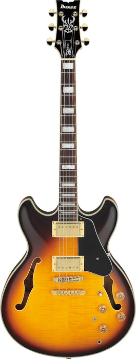 Ibanez JSM10EMTTB - John Scofield Signature 6-String Electric Guitar - Two-tone Burst