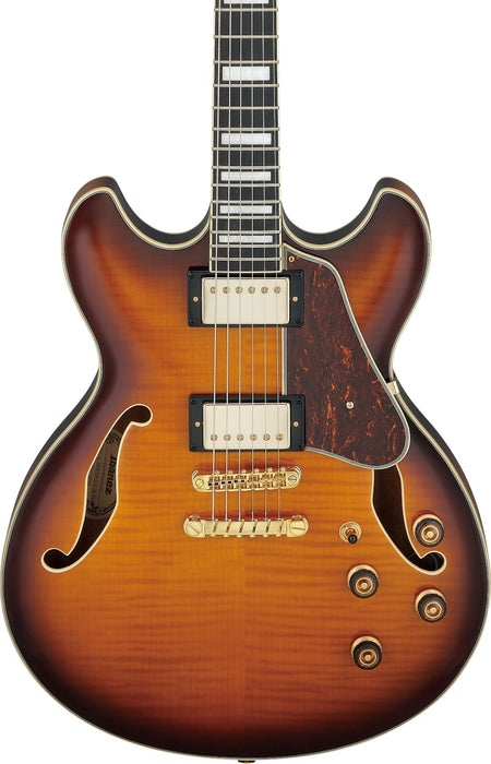 Ibanez AS93FMVLS - AS Artcore Expressionist 6-String Electric Guitar - Violin Sunburst