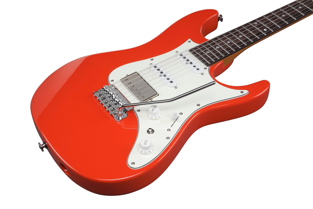 Ibanez AZ2204NWVR - AZ Prestige 6-String Electric Guitar w/Case - Vermillion Red