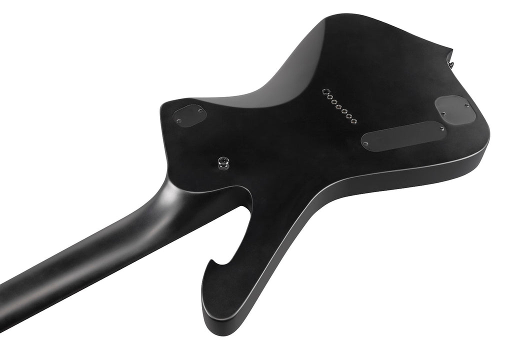 Ibanez ICTB721BKF Iceman Iron Label - Black Flat W/Bag