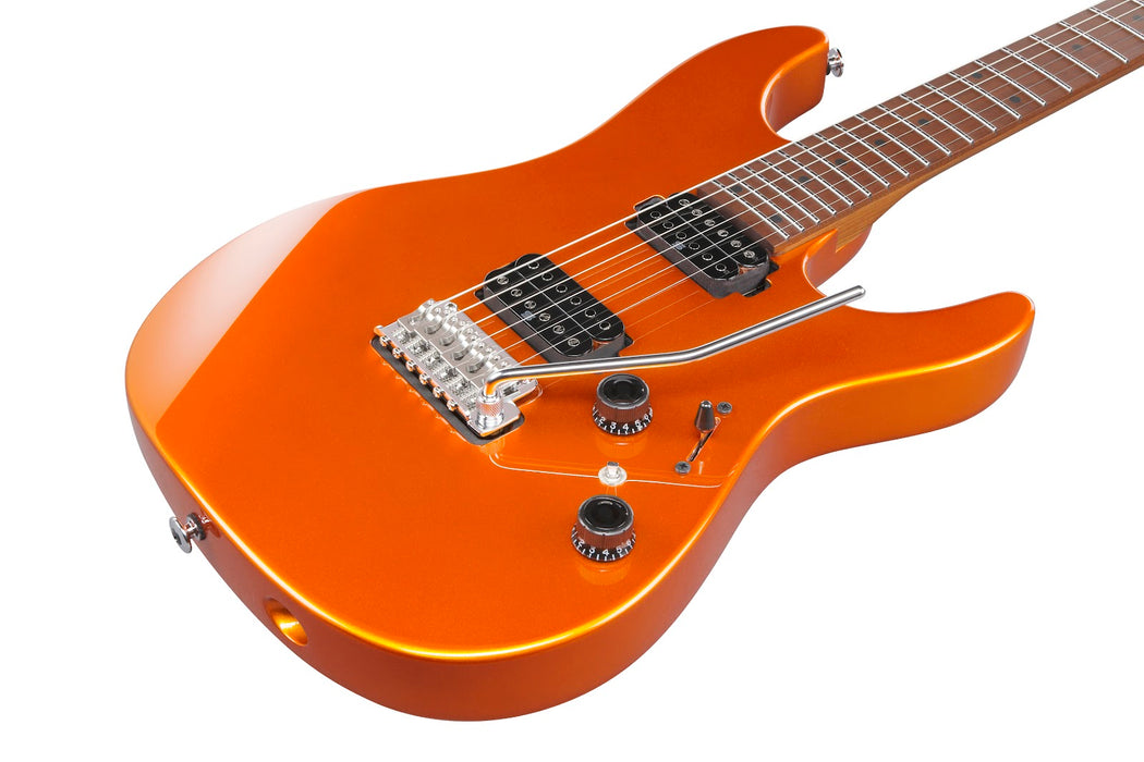 Ibanez AZ2402ROM - AZ Prestige 6-String Electric Guitar w/Case - Roadster Orange Metallic
