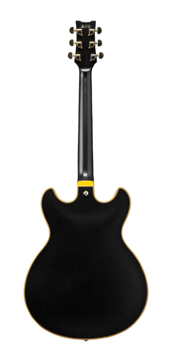 Ibanez JSM20BKL - John Scofield Signature 6-String Electric Guitar w/Case - Black Low Gloss