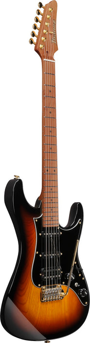 Ibanez AZ2204AGTFB - AZ Prestige 6-String Electric Guitar w/Case - Tri Fade Burst Flat