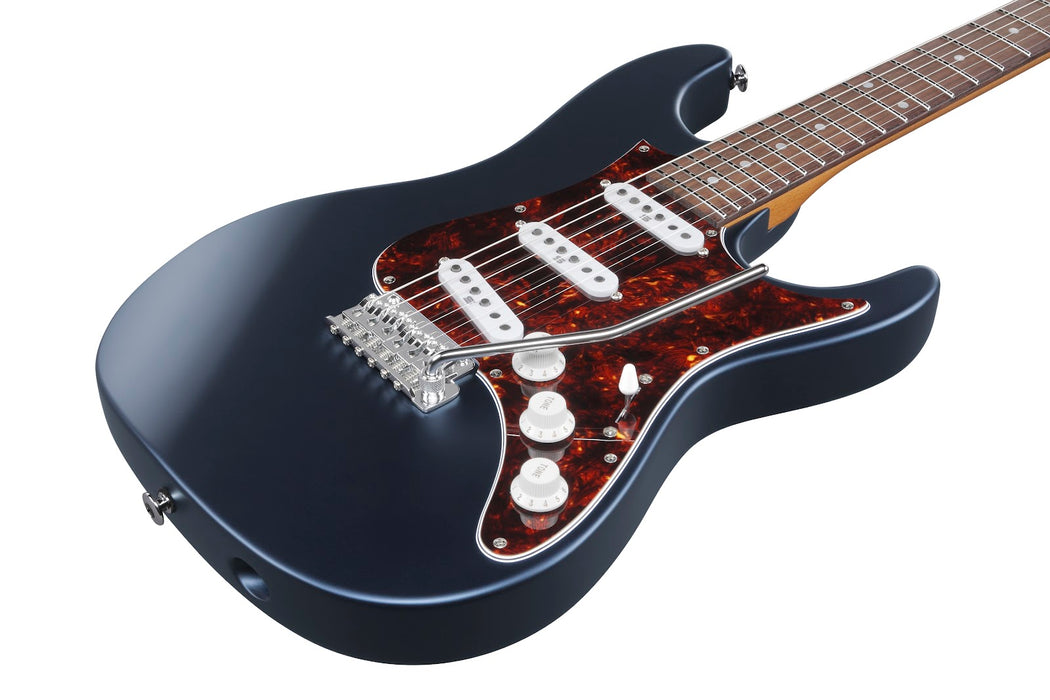 Ibanez AZ2203NTDBF - AZ Prestige 6-String Electric Guitar w/Case - Dark Tide Blue Flat