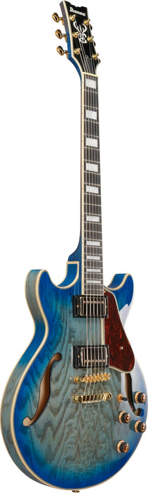 Ibanez AM93QAJBB - AM Artcore Expressionist 6-String Electric Guitar - Jet Blue Burst