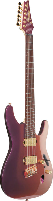 Ibanez SML721RGC - S Axe Design Lab Multi-scale 6-String Electric Guitar - Rose Gold Chameleon