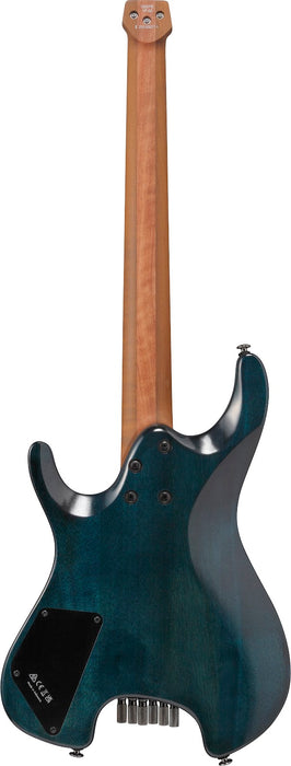Ibanez Q52PBCOL Q Standard Headless w/gig bag - Cosmic Blue Low Gloss