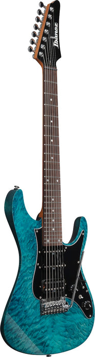 Ibanez AZ447P1QMCOB - AZ Premium 7-String Electric Guitar w/ Bag - Cosmic Bluer