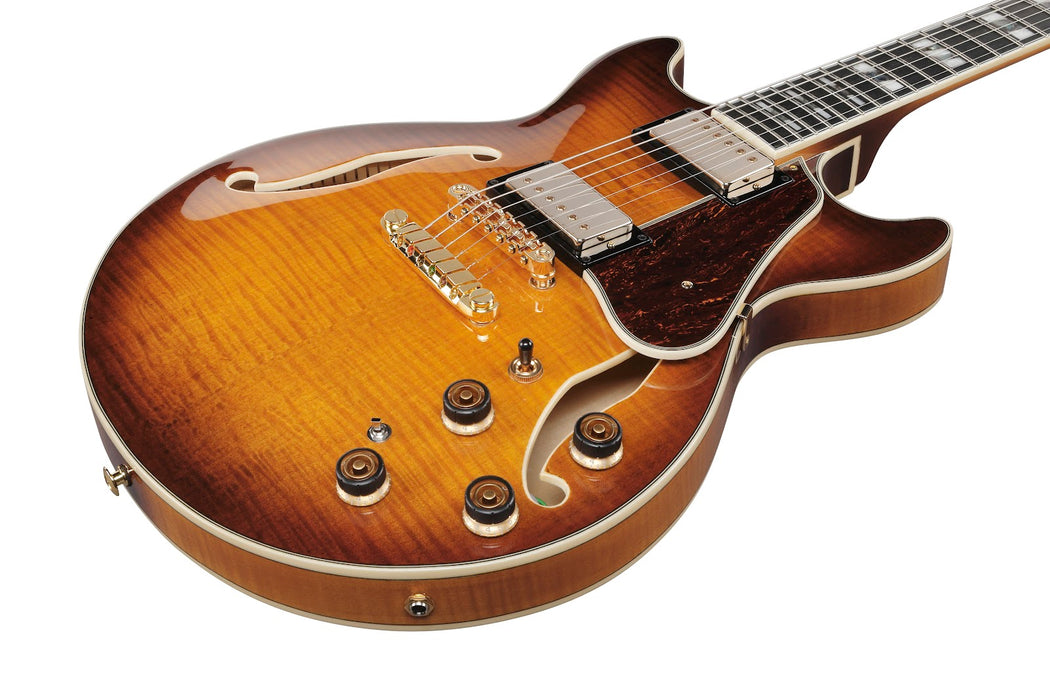 Ibanez AM153FMATT - AM Artstar 6-String Electric Guitar w/Case - Antique Tobacco Burst
