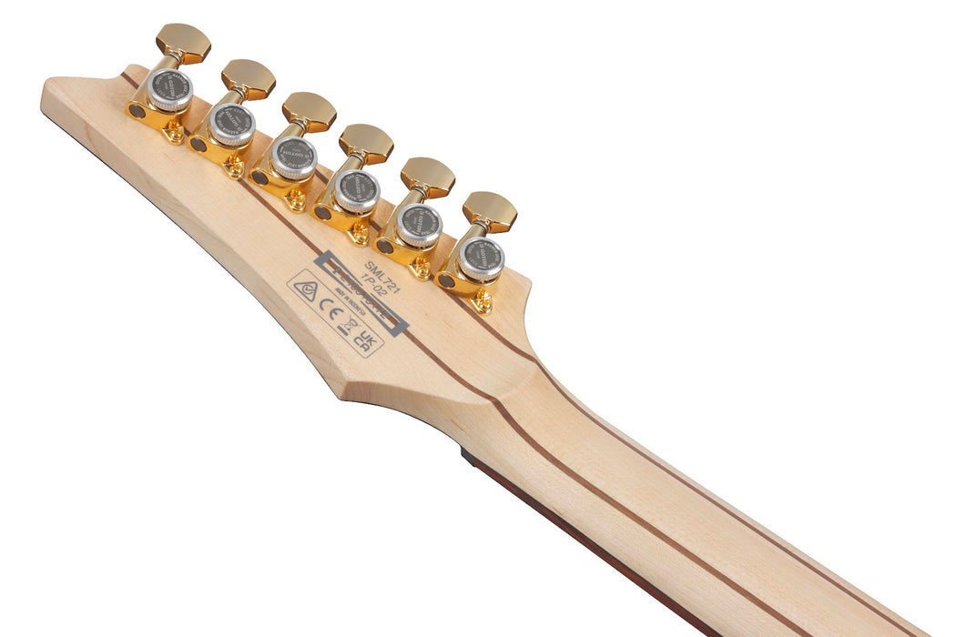 Ibanez SML721MAM - S Axe Design Lab Multi-scale 6-String Electric Guitar - Midnight Arctic Ocean Matte