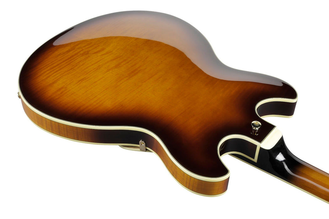 Ibanez AS93FMLVLS - AS Artcore Expressionist 6-String Electric Guitar Left Handed - Violin Sunburst