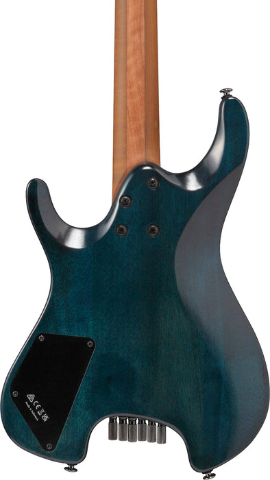 Ibanez Q52PBCOL Q Standard Headless w/gig bag - Cosmic Blue Low Gloss