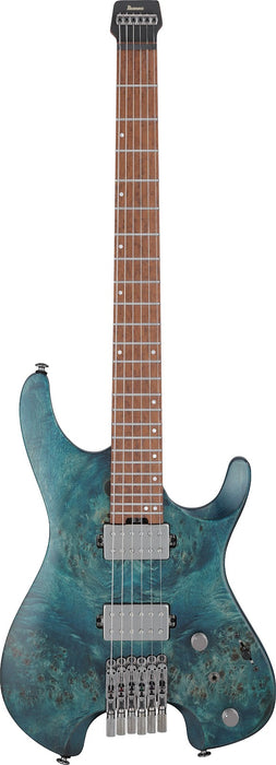 Ibanez Q52PBCOL Q Standard Headless w/gig bag - Cosmic Blue Low Gloss