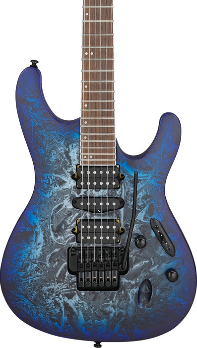 Ibanez S770CZM - S Standard 6-String Electric Guitar  - Cosmic Blue Frozen Matte