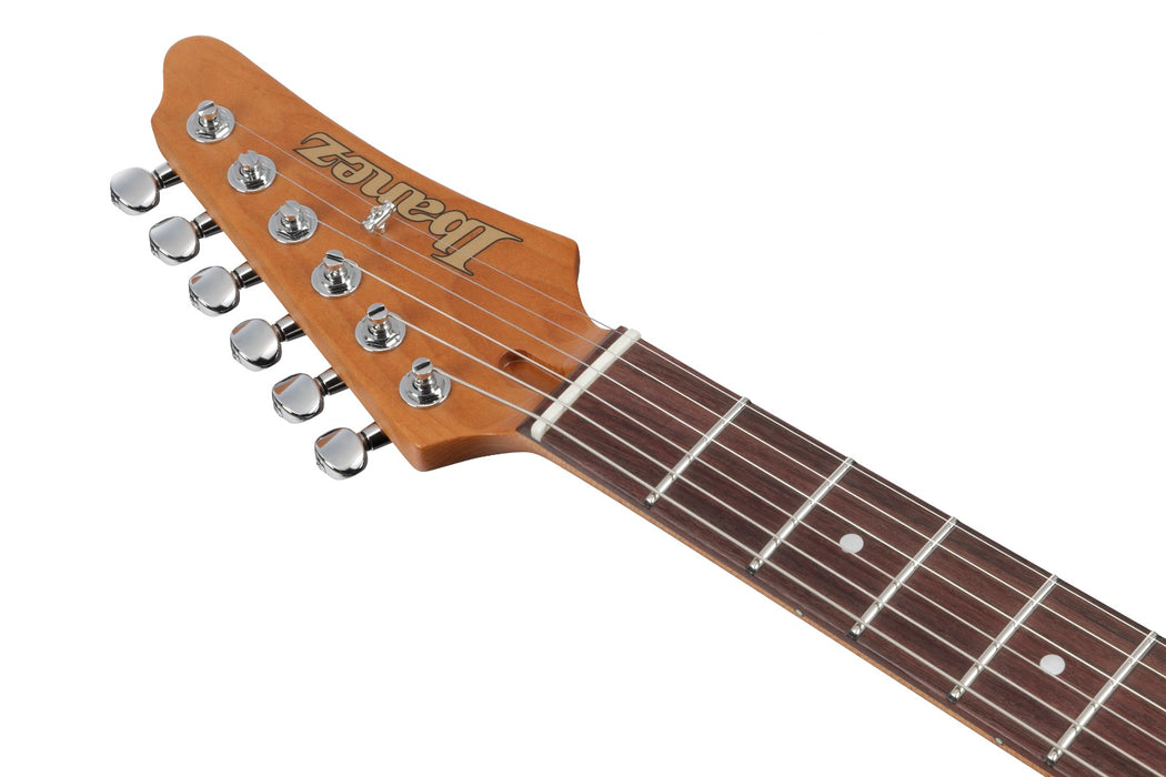 Ibanez AZ2204NVGF - AZ Prestige 6-String Electric Guitar w/Case - Ivy Green Metallic Flat