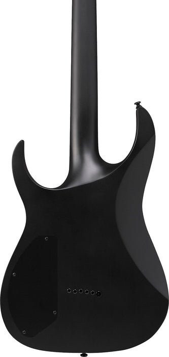 Ibanez 6 String RG Iron Label Series Baritone Electric Guitar, Black Flat