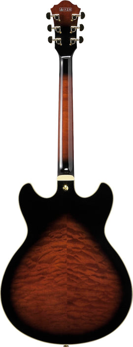 Ibanez Artcore Expressionist Series Hollowbody Guitar - Dark Brown Sunburst