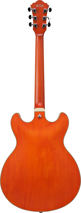 Ibanez AS Artcore Series 6 String RH Hollowbody Guitar - Transparent Tangerine Flat