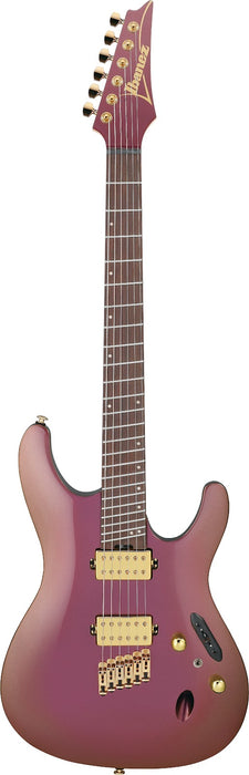 Ibanez SML721RGC - S Axe Design Lab Multi-scale 6-String Electric Guitar - Rose Gold Chameleon