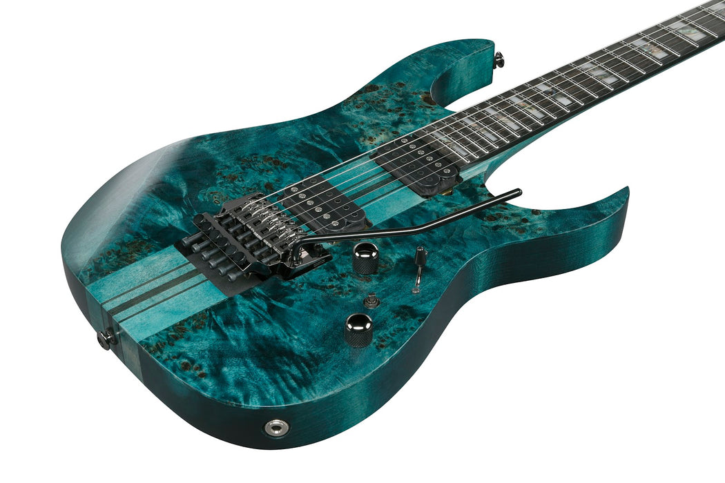 Ibanez RGT1220PBKCOL - RG Premium 6-String Electric Guitar w/ Bag - Cosmic Blue Low Gloss