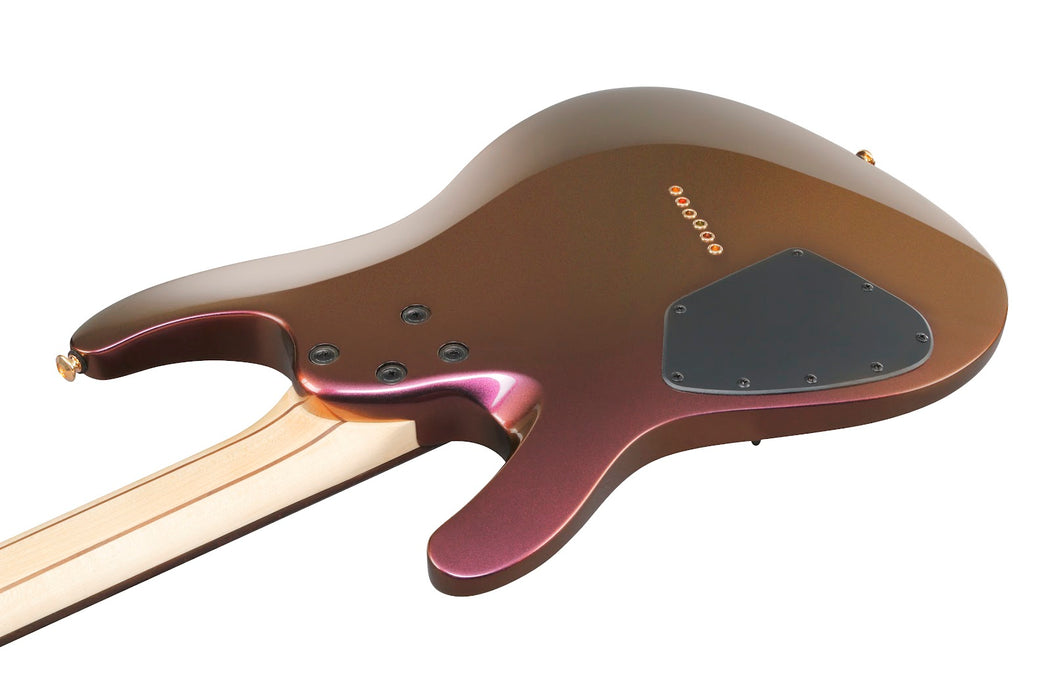 Ibanez SML721RGC - S Axe Design Lab Multi-scale 6-String Electric Guitar - Rose Gold Chameleon
