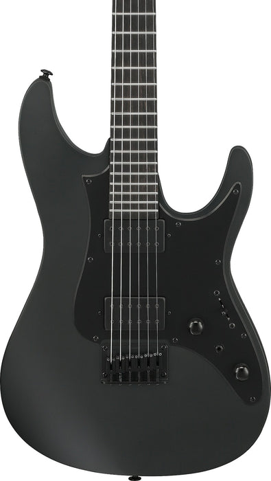 Ibanez AZ41B1BKF - AZ Iron Label 6-String Electric Guitar - Black Flat