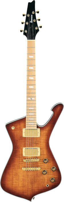 Ibanez IC420MFMCML - Iceman 6-String Electric Guitar w/Bag - Caramel Burst Low Gloss