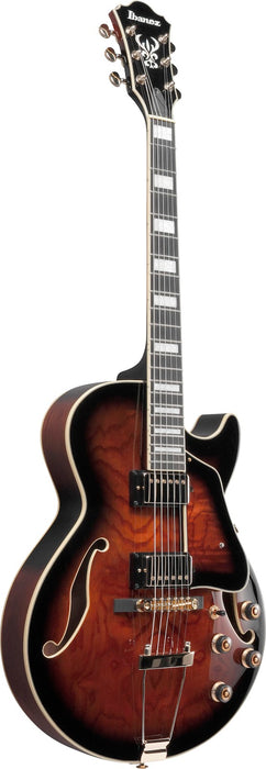 Ibanez AG95QA Artcore Expressionist - Dark Brown Sunburst