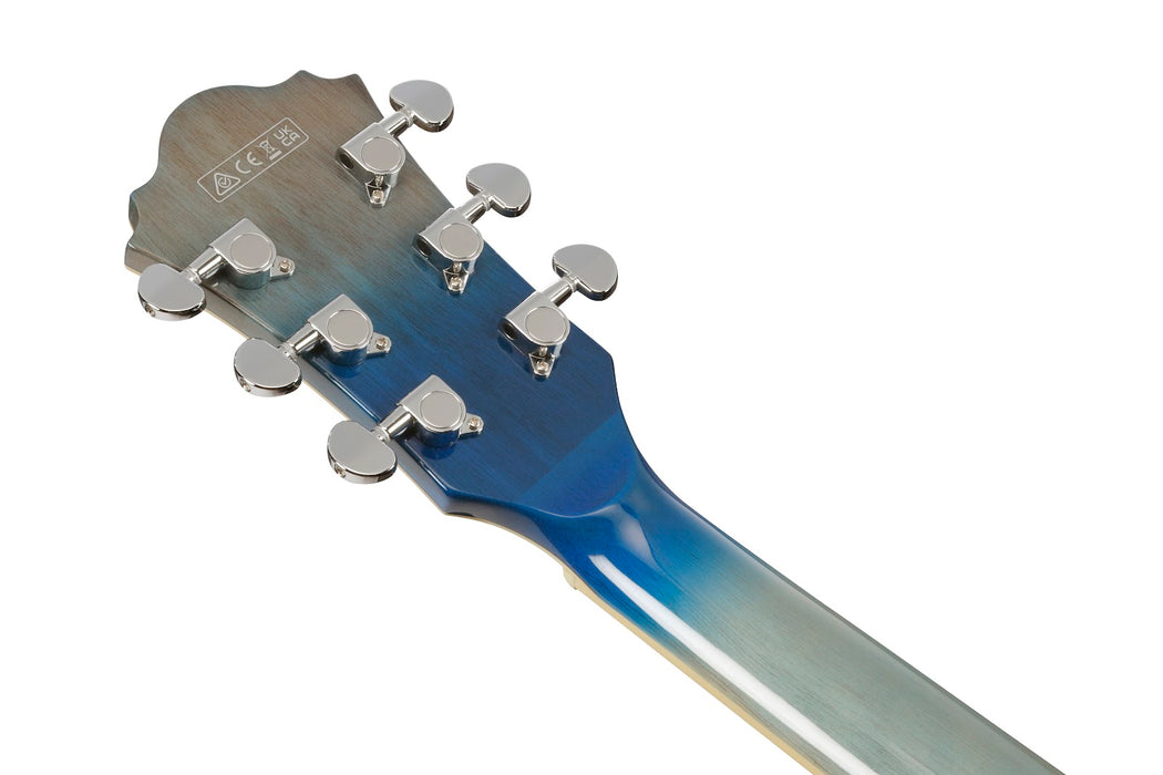 Ibanez GB10EMJBB - George Benson Signature 6-String Hollow Body Electric Guitar - Jet Blue Burst