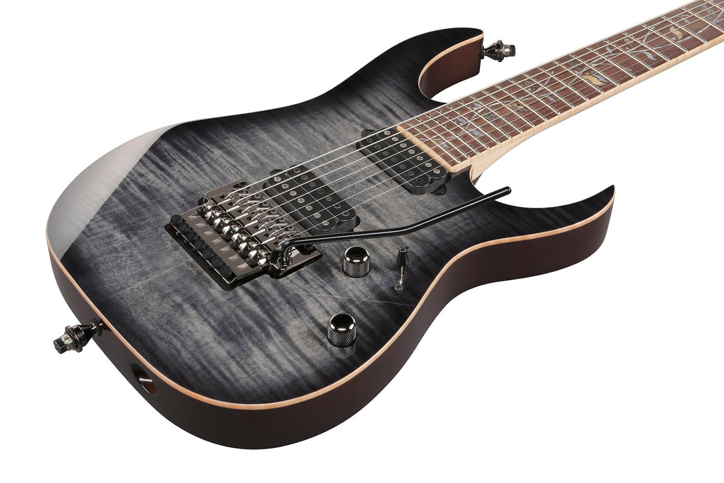 Ibanez RG8527BRE - RG j.custom 7-String Electric Guitar w/Case - Black Rutile