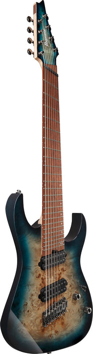 Ibanez RGMS8PBCBS - RG Multi Scale 8-String Electric Guitar - Cosmic Blue Starburst