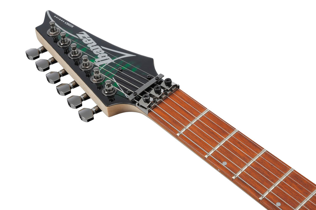 Ibanez KIKOSP3TEB - Kiko Loureiro Signature 6-String Electric Guitar - Transparent Emerald Burst