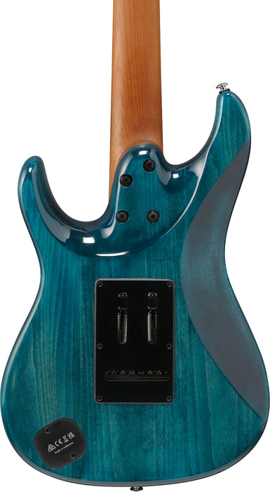 Ibanez AZ447P1QMCOB - AZ Premium 7-String Electric Guitar w/ Bag - Cosmic Bluer
