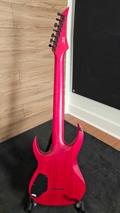 Solar A2.7 7 Strings Guitar w/ Solar Hardshell Case, Satin red - Used