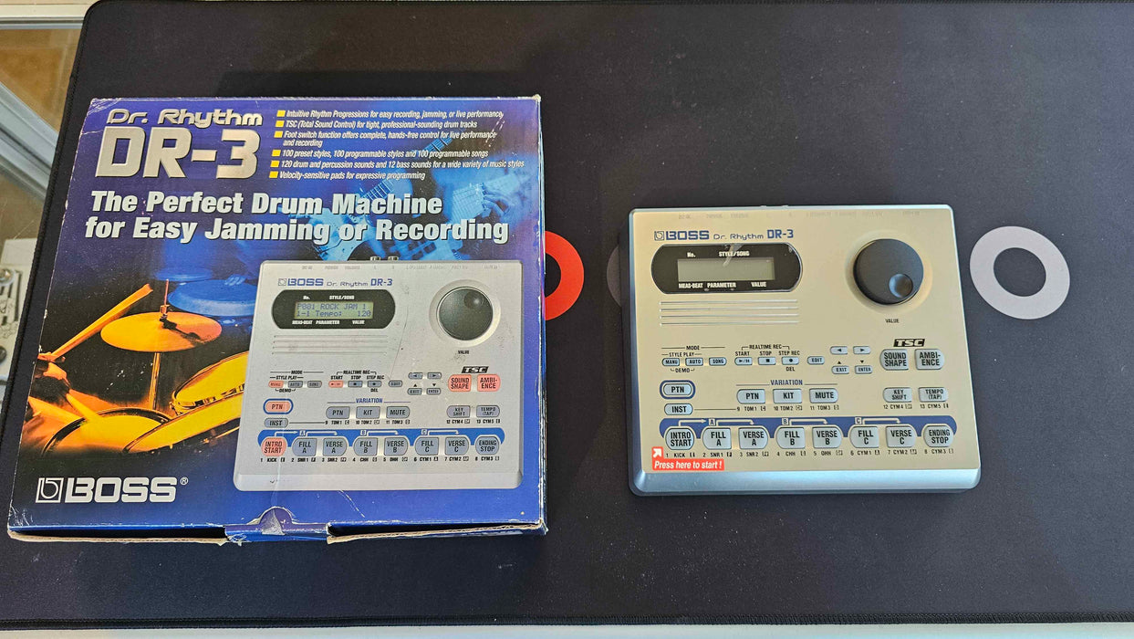 Boss DR-3 - Dr Rhythm Drum Machine - Used