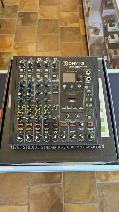Mackie Onyx8 8-Channel Analog Mixer w/USB - Used