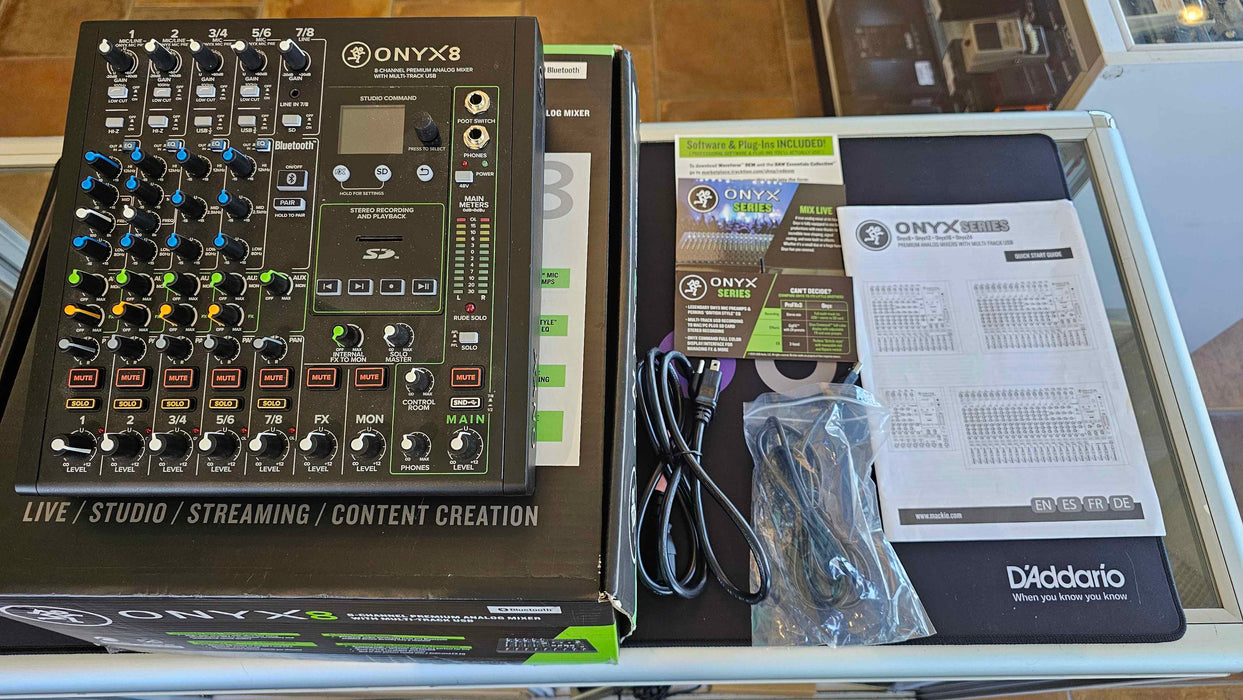 Mackie Onyx8 8-Channel Analog Mixer w/USB - Used