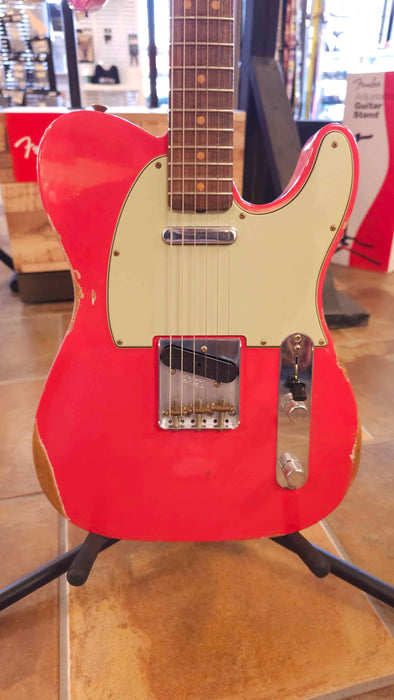 Fender Custom Shop 1963 Telecaster Relic, 3A Rosewood Fingerboard, Fiesta Red w/Case - Used