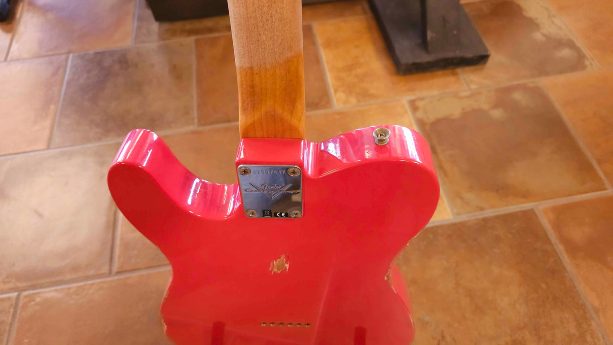 Fender Custom Shop 1963 Telecaster Relic, 3A Rosewood Fingerboard, Fiesta Red w/Case - Used