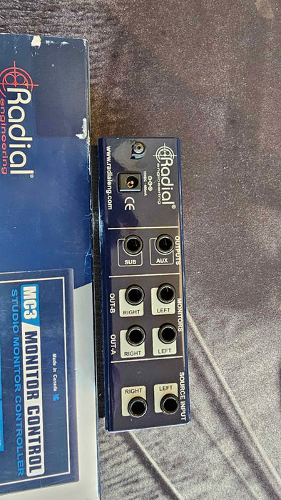 Radial MC3 Studio Monitor Controller - Demo