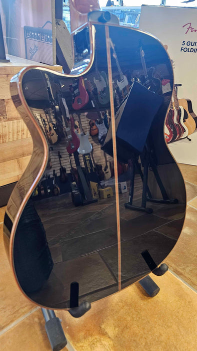 LAG Tremontane T118ASCE Acoustic-Electric Guitar with LAG Hardshell Case, Black - Used
