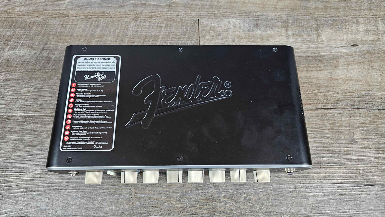 Fender Rumble 800 HD Bass Head Amplifier - Demo