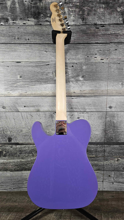 Squier Sonic Esquire H, touche Laurel, pickguard noir, ultraviolet - Démo