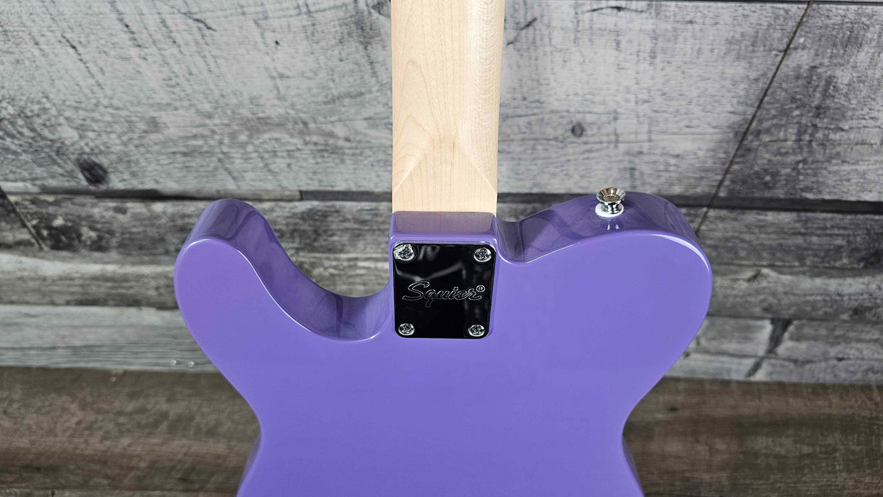 Squier Sonic Esquire H, touche Laurel, pickguard noir, ultraviolet - Démo
