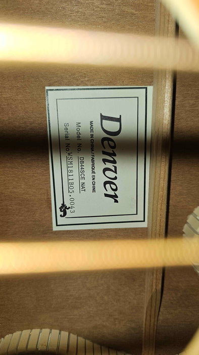 Denver DB44SCE NAT Acoustic Bass - Used